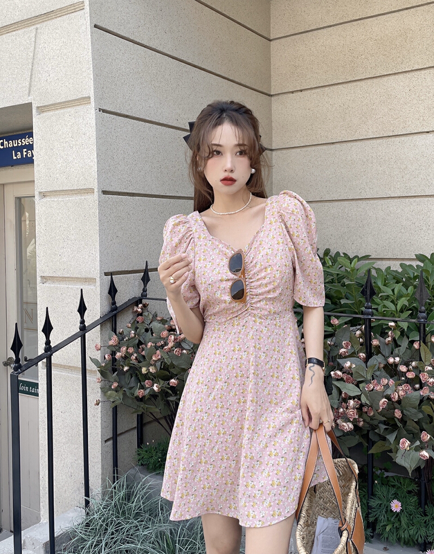 Original price 111.97! [J2. J1wg] Korean fashion floral dress 22077# cqw