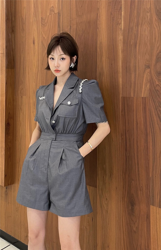 [laga] bubble sleeve comfortable Korean Jumpsuit 2276-1# JJ