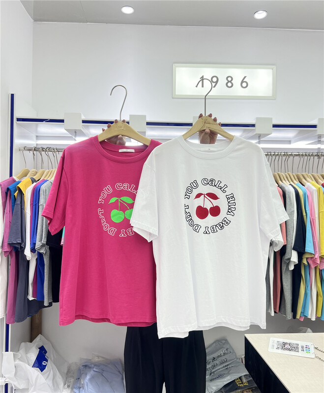 New in early summer! [1986] fashion retro short sleeve T-shirt c633# LSL