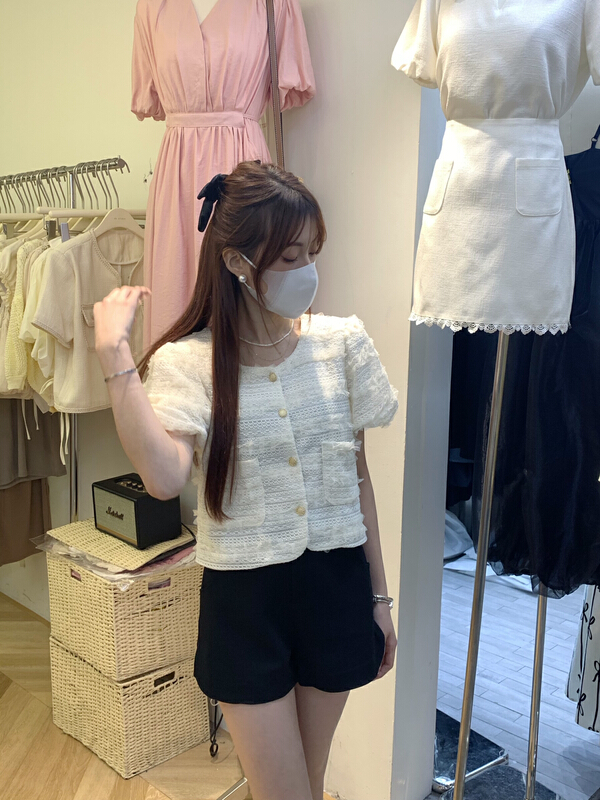 [as] xiaoxiangfeng wave lace shirt 8182# hjy