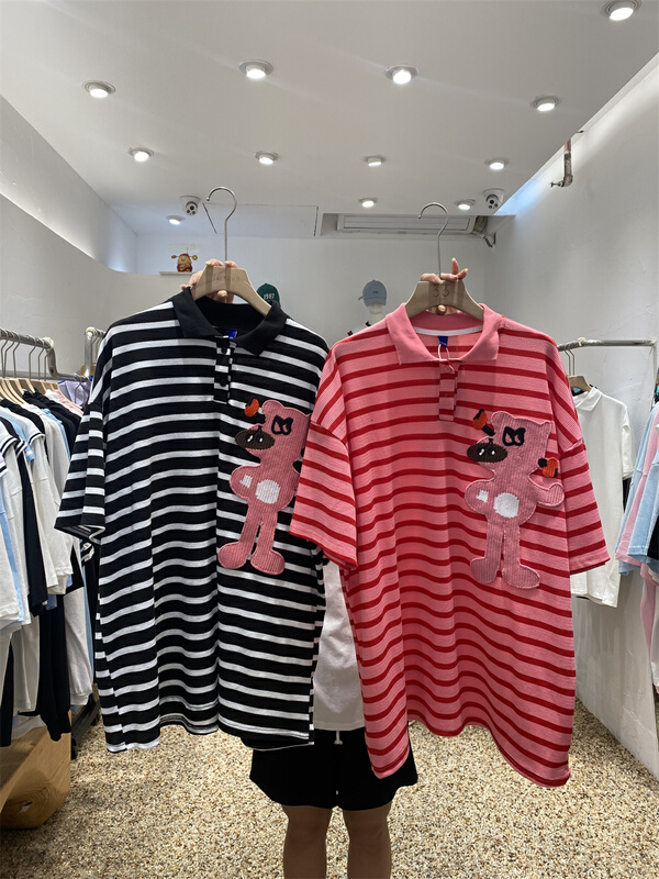 [ycnana] Korean loose stripe dress 98119# LSW