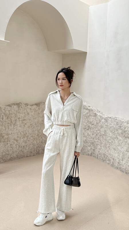 New year in early spring! [context sense] drawstring straight tube comfortable casual pants mnc950# CLS
