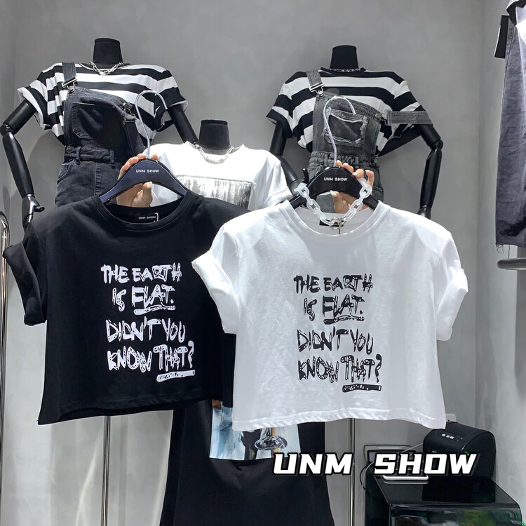 【UNM-SHOW】字母印花短袖T恤  6243#  WTT