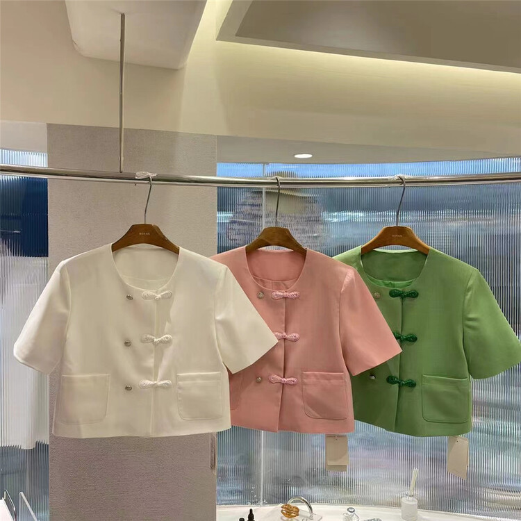 [Boran · Boran] design sense age reducing loose short coat 22b7288# LSW