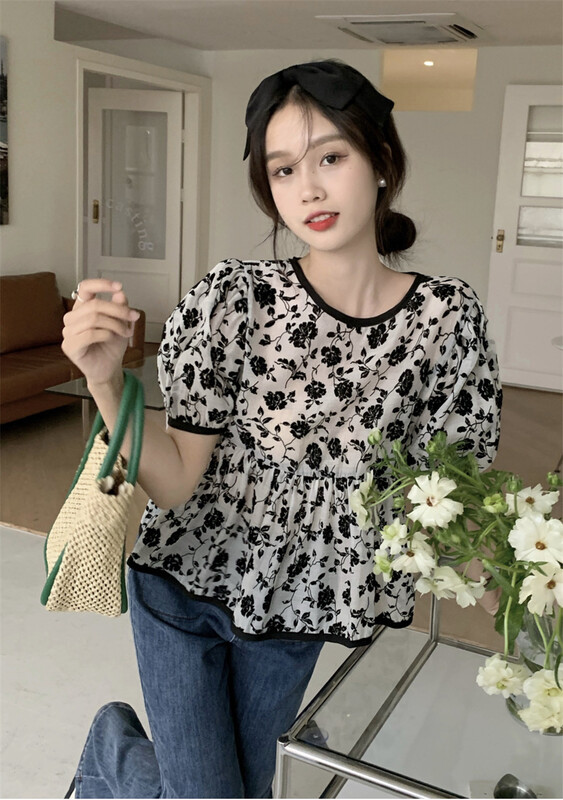 [Hebe] flower minority fashion shirt 3132# XYJ