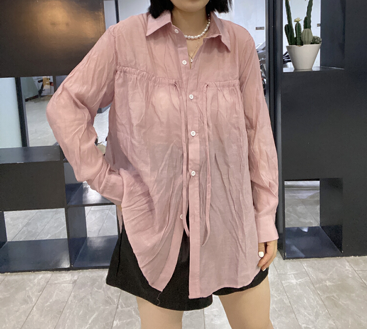 [Qijia +] simple bandage sunscreen shirt 7529# JJ