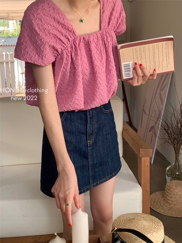 [Hong's] two button lady style skirt 0133# ll