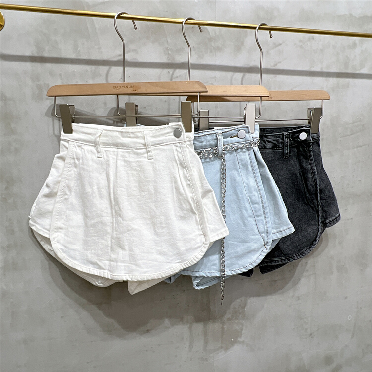 New in early summer! [Xiaoyan family] simple, slim and versatile skirt pants 1711# XYJ