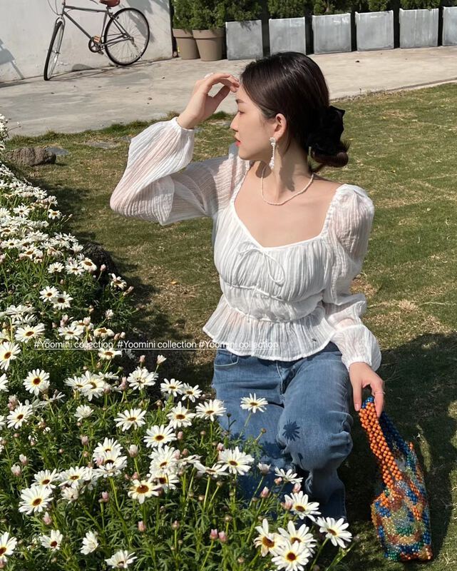Stock! New year in early spring! [yoomini] Korean style versatile long sleeve T-shirt c12502\wpl