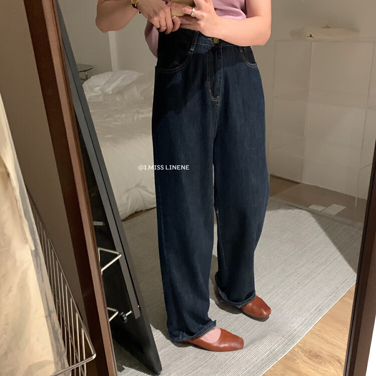 New year in early spring! [Imiss] Korean versatile straight jeans cx7923# LSW