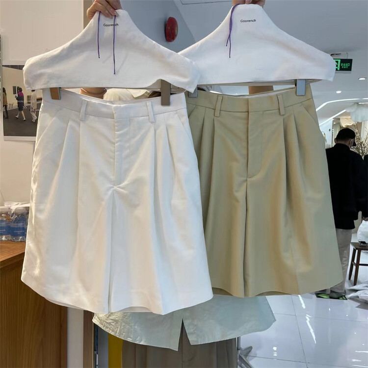 New in early summer! [cool woman] simple and versatile loose wide leg shorts and trousers wk059# CLS