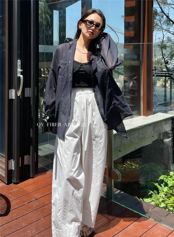 [grass tree Hemu] Korean loose and versatile casual pants 55950# XYY