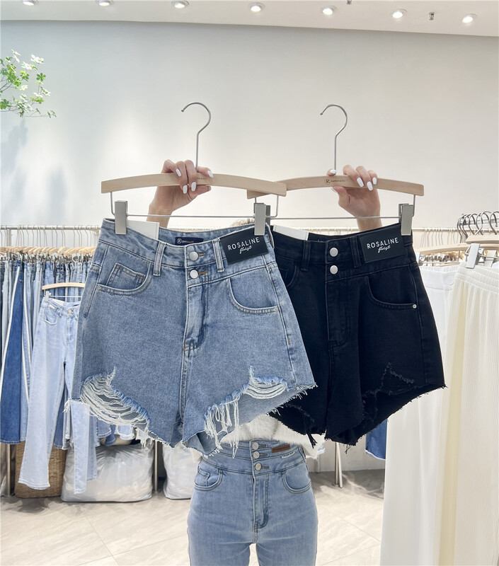 [iris iriisy] label design Vintage denim shorts 6543# LSL