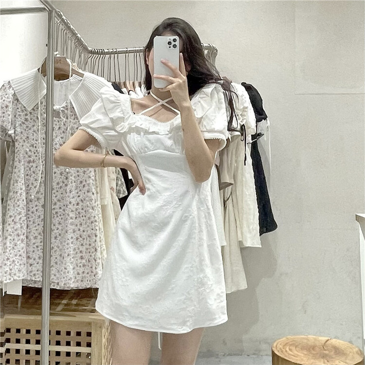 [NC editorial n (new color] cross neck Jacquard Dress q9263# zxx