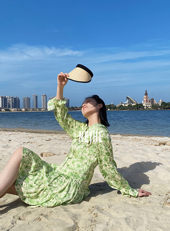 goods in stock! New year in early spring! [neihe] floral shawl cake dress 11223# zxx