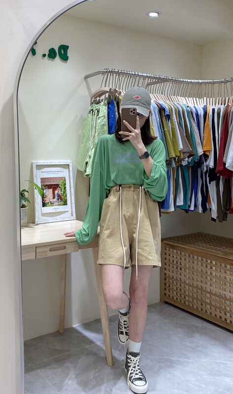 New in early summer! [da. 7] fashionable and versatile adjustable drawstring casual shorts (only casual shorts) 8897# LSL