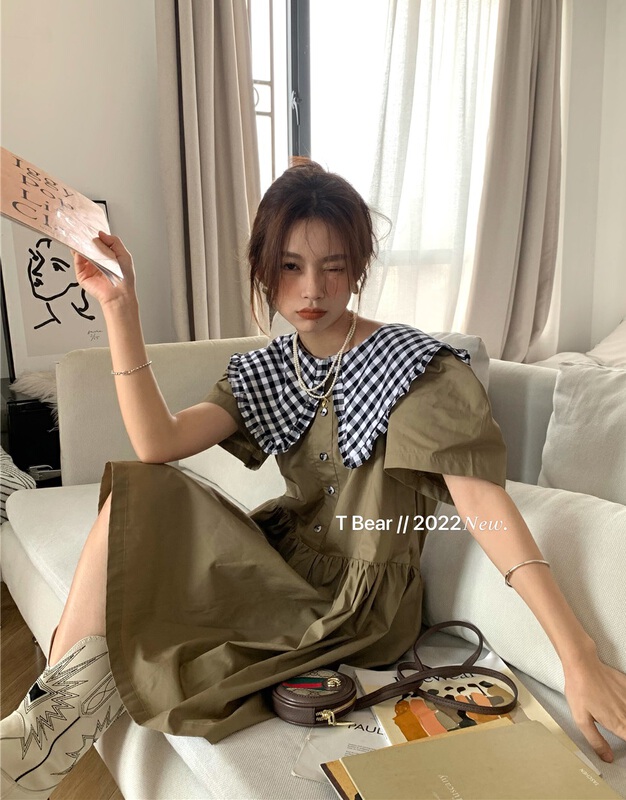 Buyer recommendation! [t.bear] pleated lady dress 28679# zxx