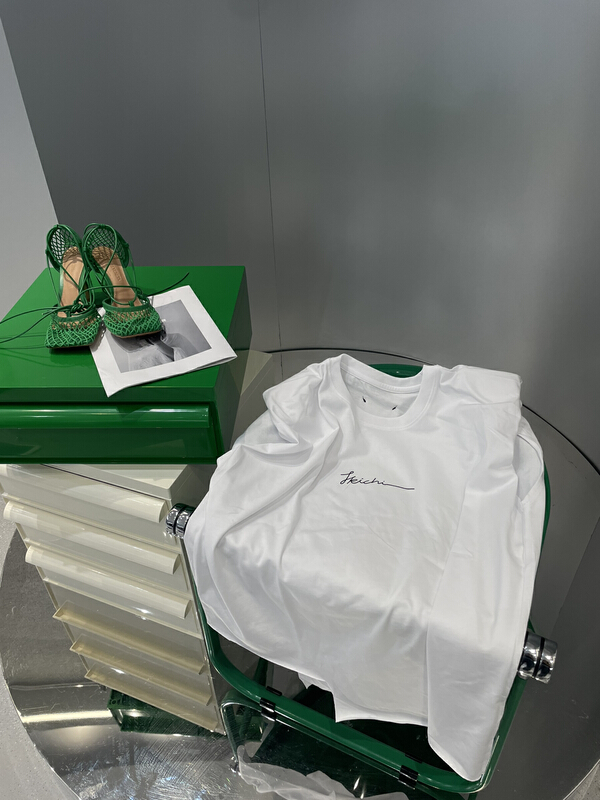 [bobo1972] Korean solid color versatile short sleeve T-shirt 227877# ozq