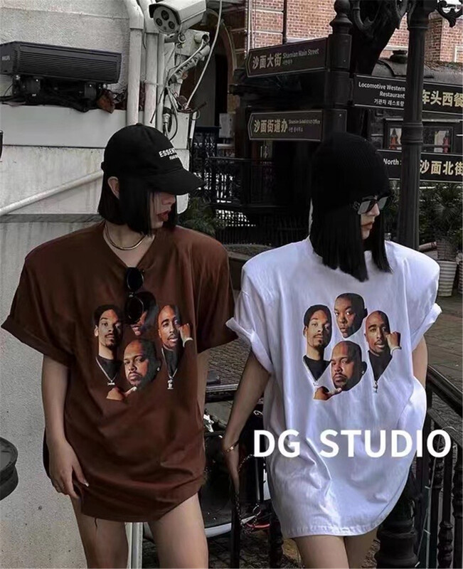 [168 +] head print Pullover short sleeve T-shirt 2506# WTT
