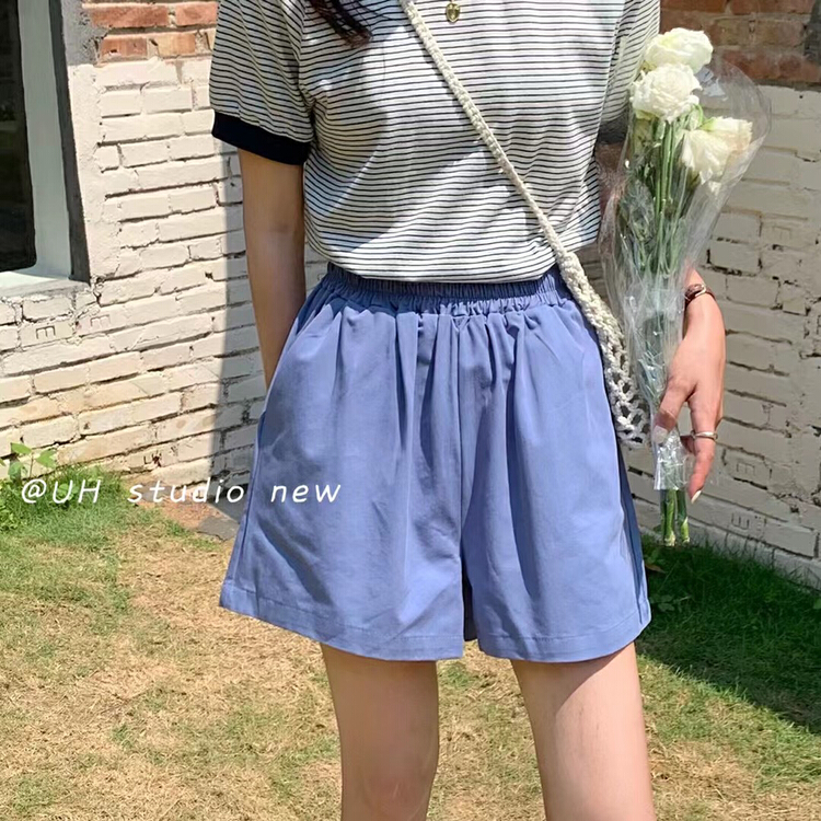 [uh] Korean versatile loose casual shorts 6709-2# hjy