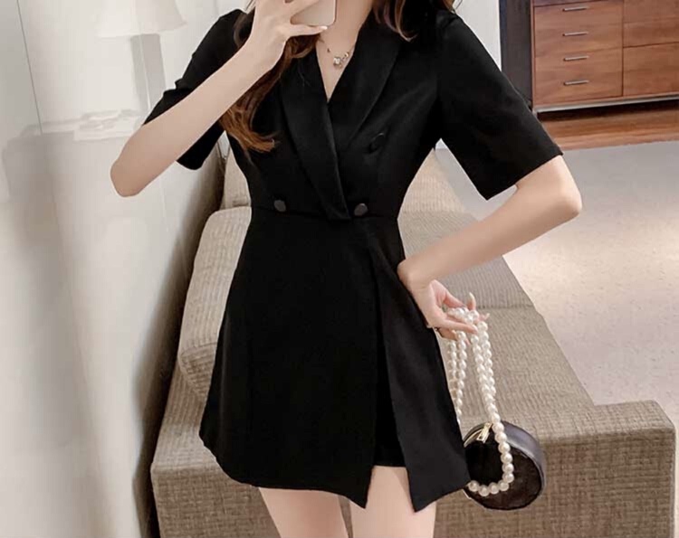 [Mori shallow style] temperament fashion suit dress + loose and comfortable casual pants suit 8442# XYJ