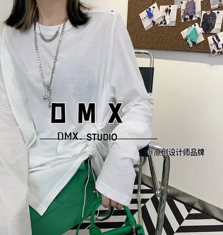 goods in stock! Cxdhh / new in early spring! [DMX] Korean clear color loose long sleeve T-shirt ys1-xb13-d6138# XJ
