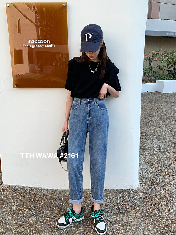 New year in early spring! [Wawa] Korean versatile stretch jeans 02161# CJJ