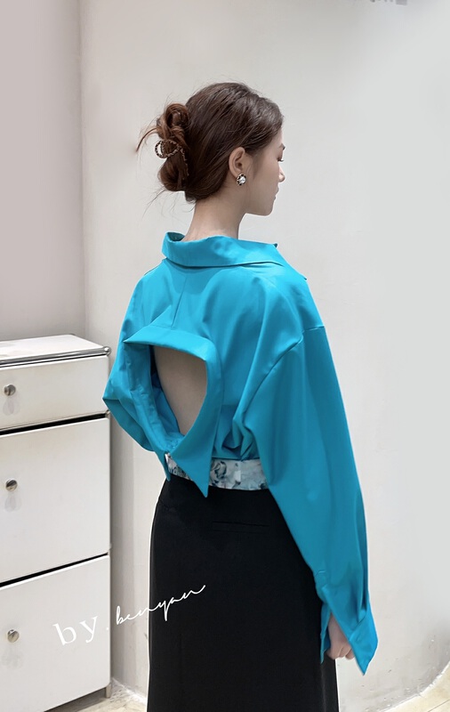 New year in early spring! [benyan] single breasted solid color Korean shirt 7621# zxx