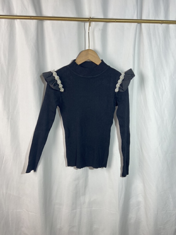 New in early summer! [Yi show shop] heavy industry simple age reducing sweater 1140# Cl