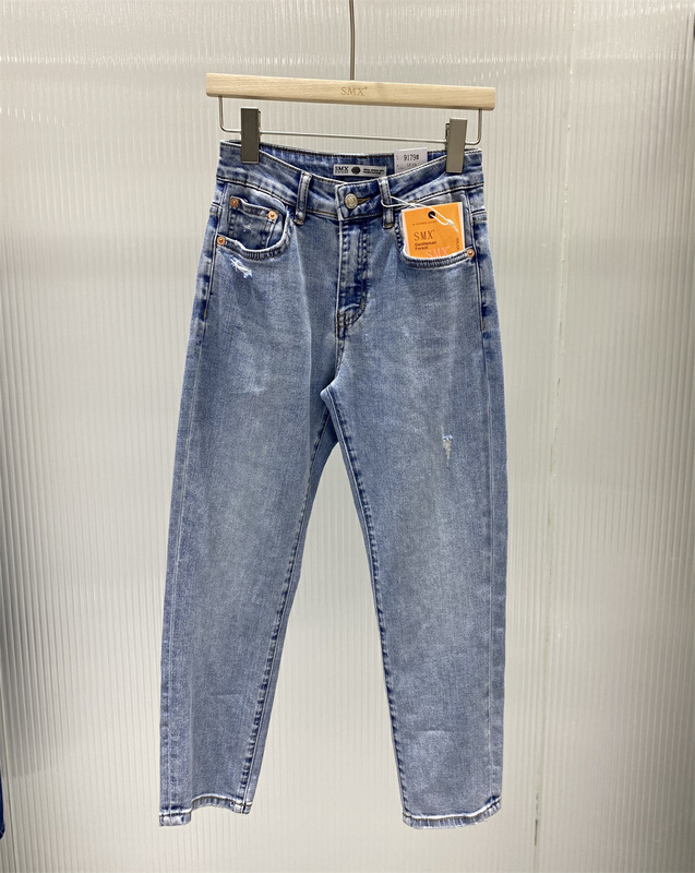 New in early summer! [SMX] simple and versatile fashion jeans 9179# XJ