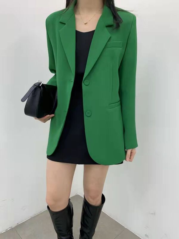 New year in early spring! [Fanke] simple solid color single breasted suit 22508# XJ