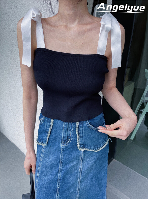 [angelyue] lace up small sexy Vintage vest / sling 1345# LSL