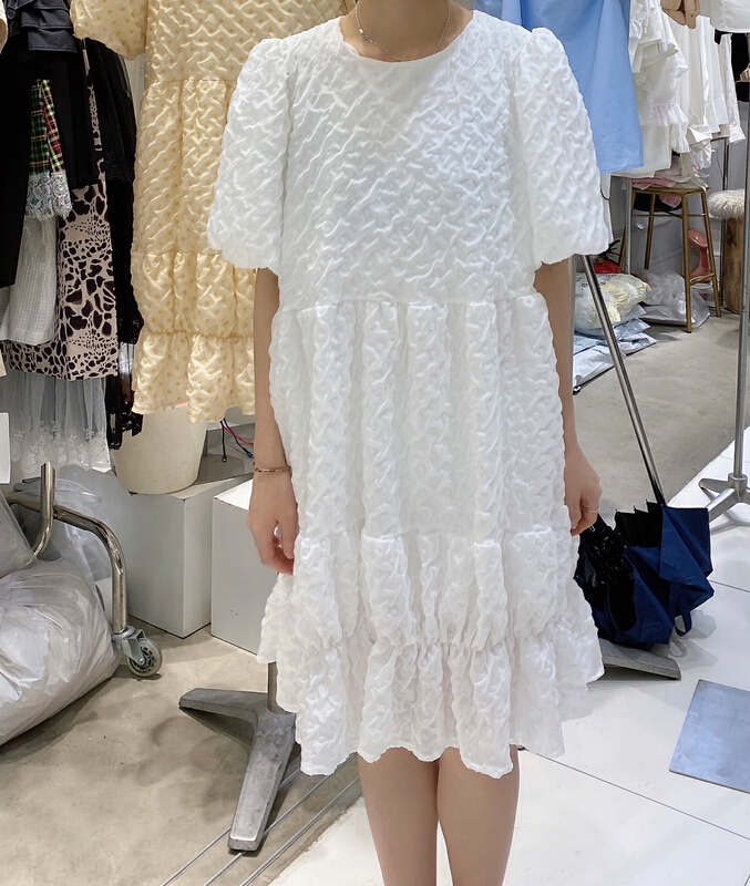The original price is 95.88! New in early summer! [Dore] velvet three-dimensional small flower dress 1210# zxx