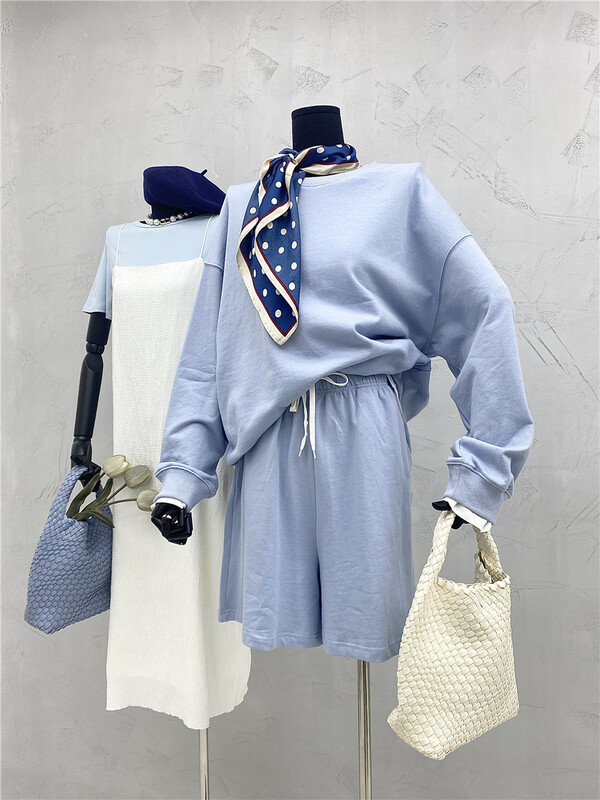 Cxdhh / new in early spring! Korean pure color wide leg casual shorts ys1-xc6-21sd30569# CSX