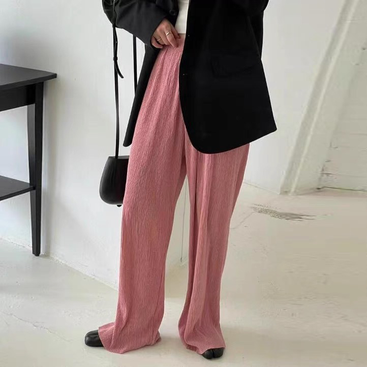 New in early summer! [Zoe Zoe] Korean style loose thin comfortable wide leg casual pants cc212# L