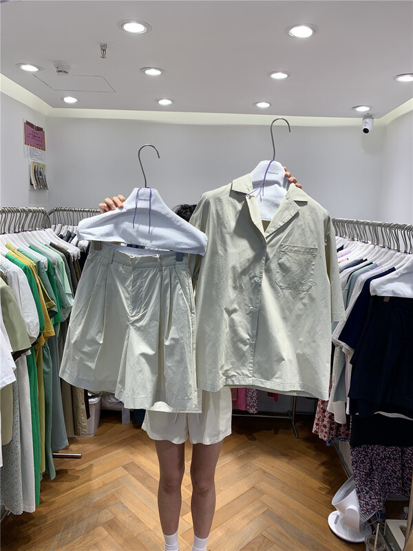 [cool woman] comfortable and versatile simple casual shorts (without shirt) wk-074# ZZL
