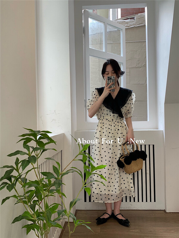 [about for u] French gentle little woman dress 66190# lwy