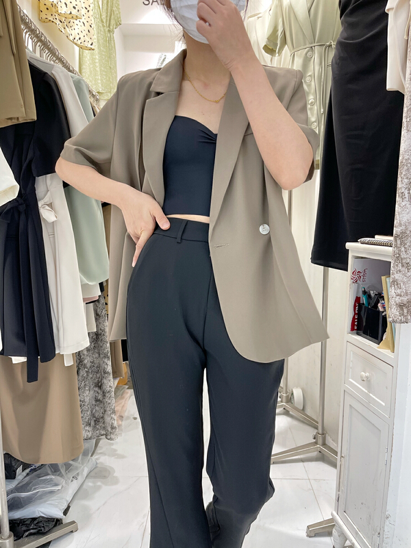 [salmoka] Korean fashion simple temperament commuter suit 6011# lwy
