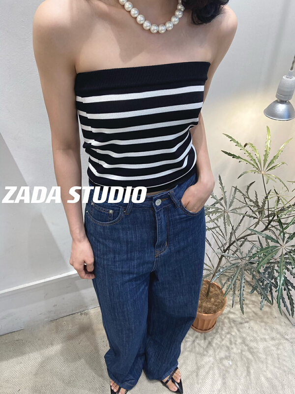 [Zada] Korean loose wide leg jeans 3278# WTT