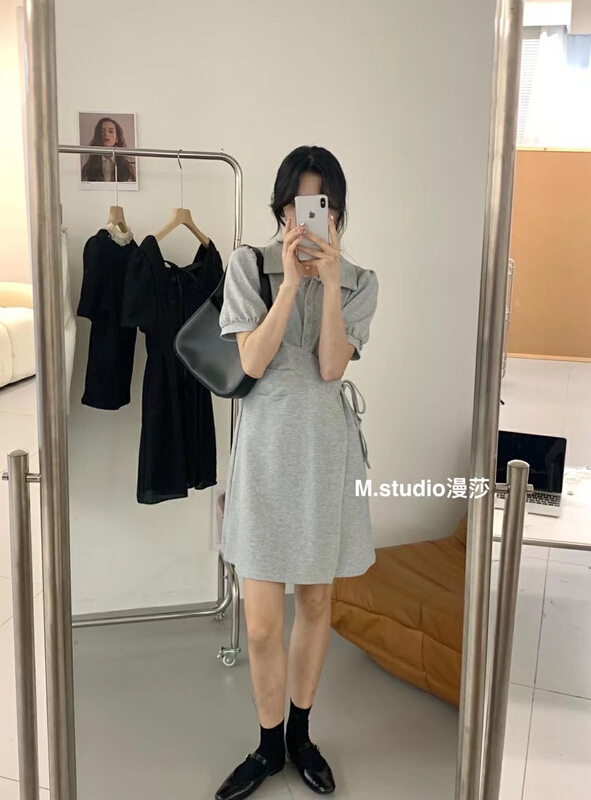[MSTUDIO MANSA] Korean version of skinny Spice Girl bandage dress 789# ll