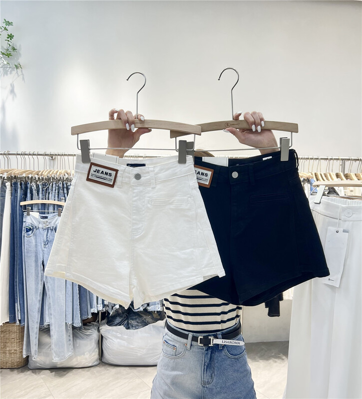 New in early summer! [iris iriisy] label design trend denim shorts 8192# LSL
