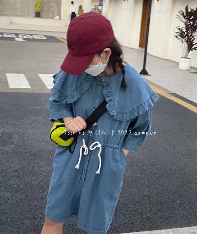 [Tian MI] drawstring fashion Korean Jumpsuit (pants only) 88195-1# L