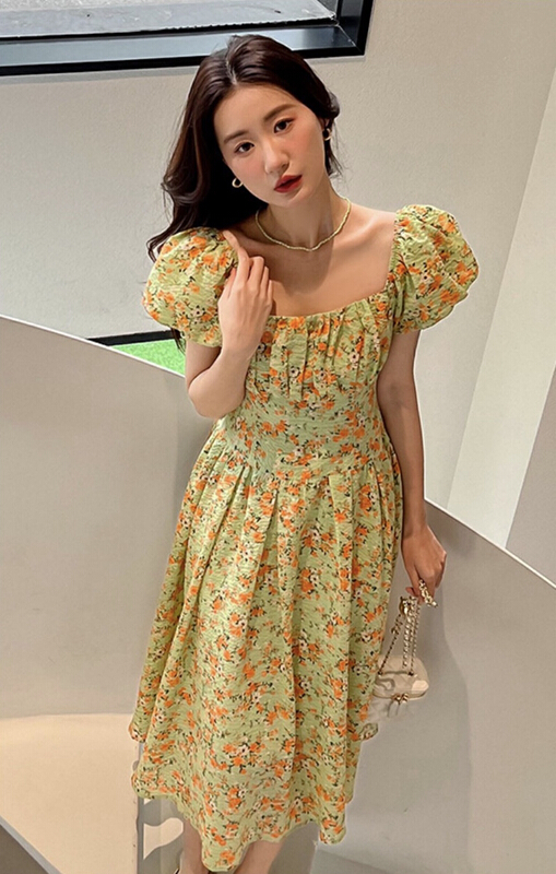 [Moco Moco] French tea break Platycodon grandiflorum dress 1590# PCZ