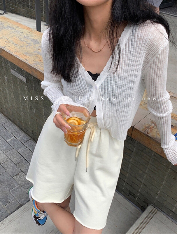 New in early summer! [miss. C studio] Korean V-neck short gentle wind sunscreen shirt ys1-813# zxx