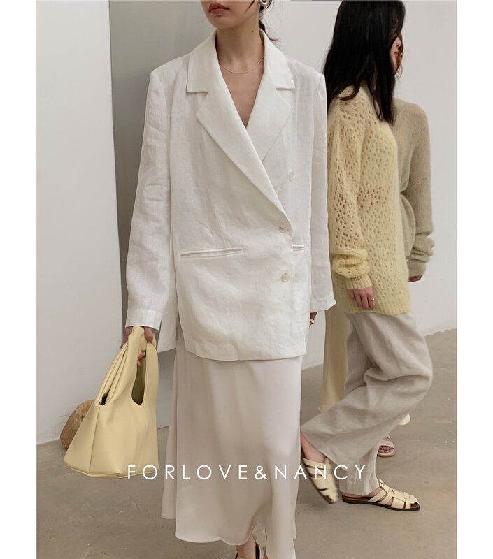 Original price 254.80! New year in early spring! [FN] temperament versatile loose suit la2qa6011# cqw