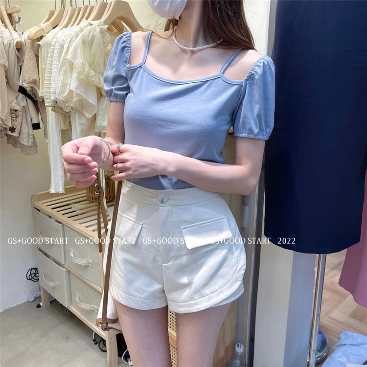[GS. Good star] Korean little women's shirt 22282# hjy