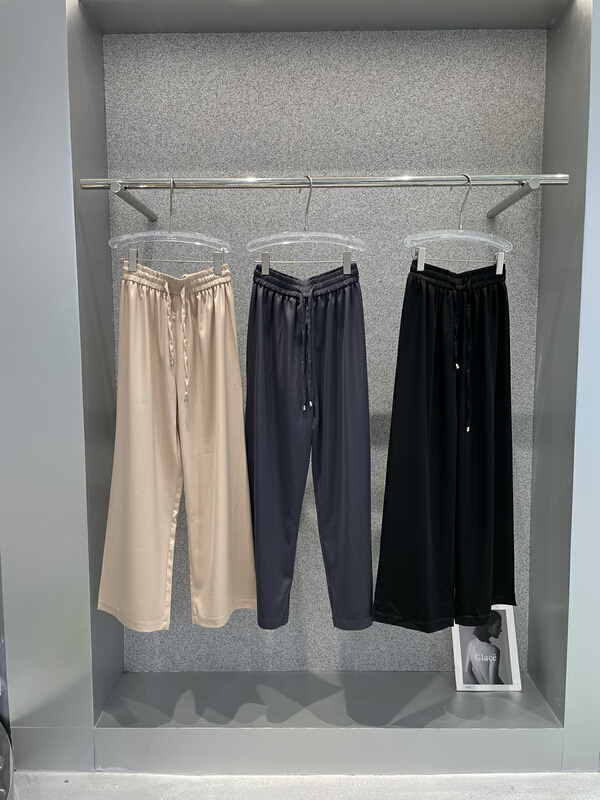 [bobo1972] straight tube loose fit casual pants 881# ozq