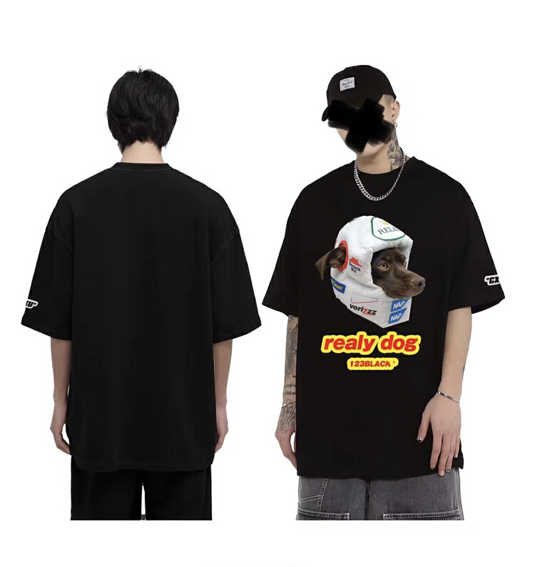 [Tess] Unisex print versatile short sleeve T-shirt ys2-cx# ZZL