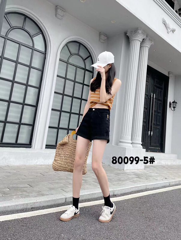 New in early summer! [Mina] stretch fashion Korean jeans (with belt) 80099# LSW