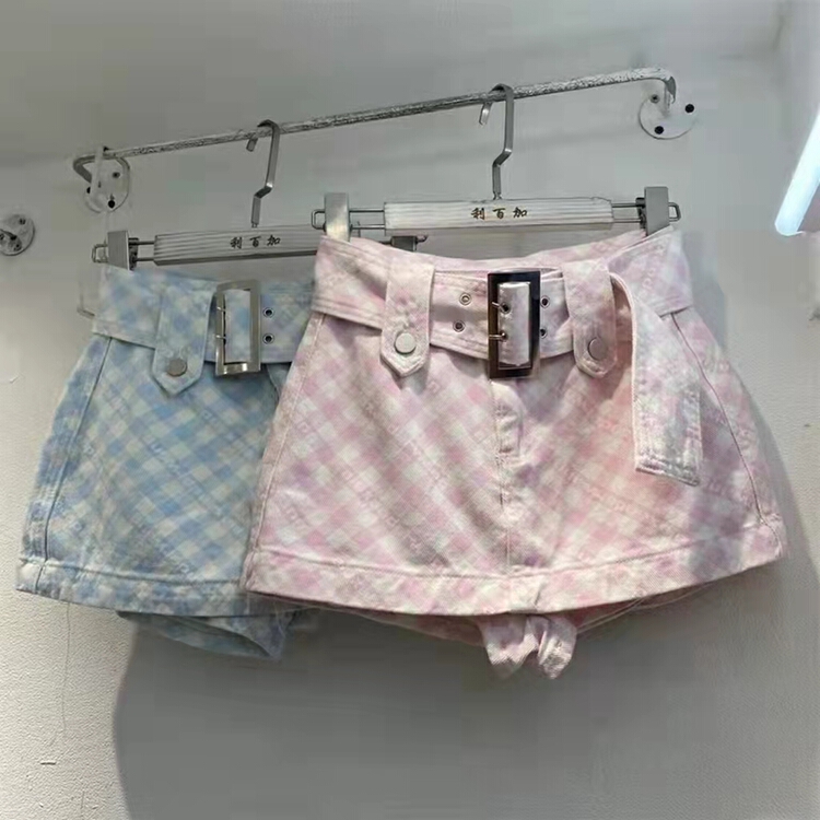 New in early summer! [Rebecca] sexy spicy A-line skirt (with belt) 2292# Cl